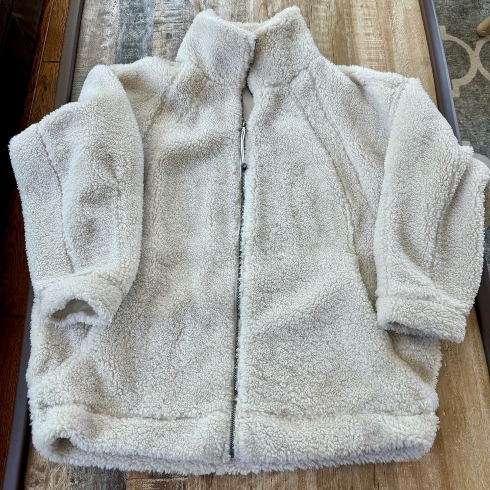 Lululemon texture fleece Sherpa Jacket